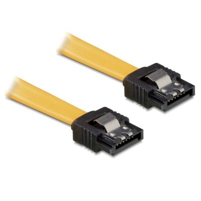 DeLOCK SATA Cable 0.1m SATA kábel 0,1 M Sárga